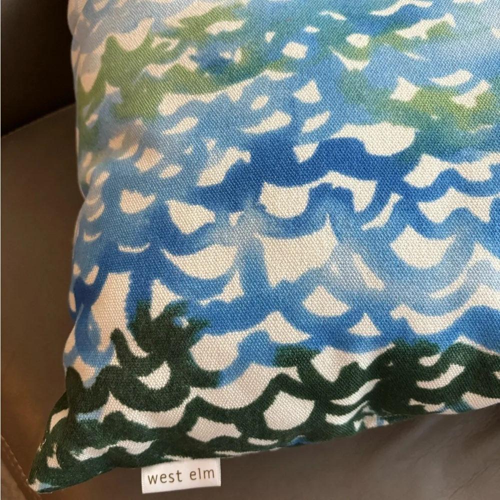 West Elm Indoor Outdoor Pillow size 20 x 11